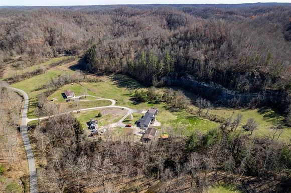 153 Acres of Land with Home for Sale in Greenup, Kentucky