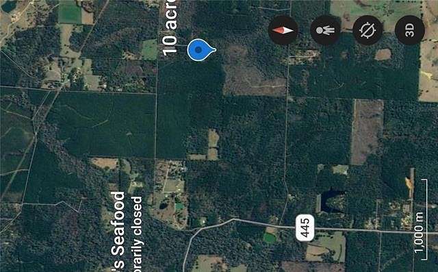 10 Acres of Land for Sale in Husser, Louisiana