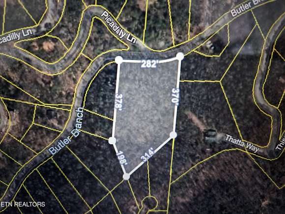 3 Acres of Residential Land for Sale in Gatlinburg, Tennessee