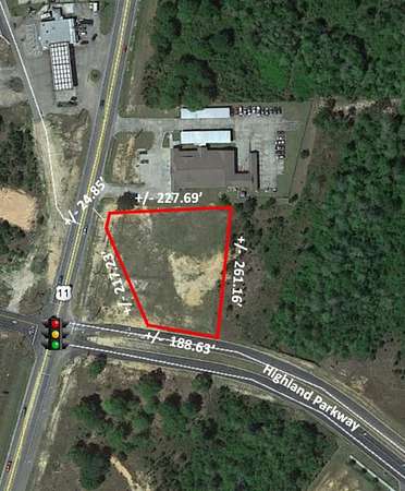 1 Acre of Commercial Land for Lease in Picayune, Mississippi