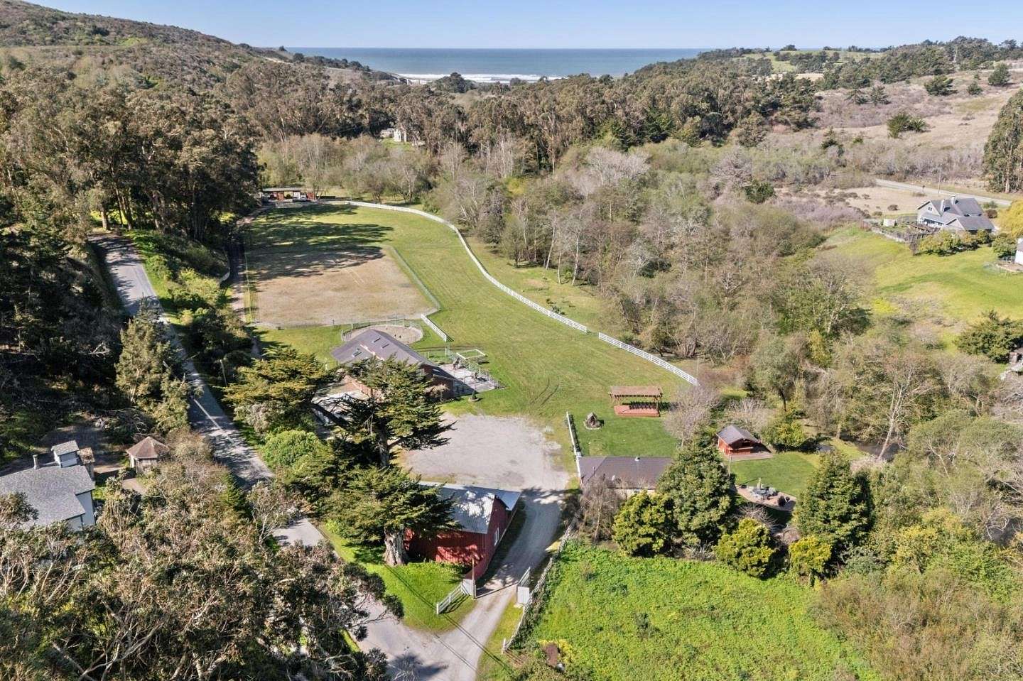7.1 Acres of Land with Home for Sale in San Gregorio, California