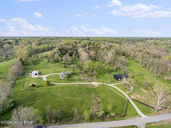 15.1 Acres of Land with Home for Sale in Lawrenceburg, Kentucky