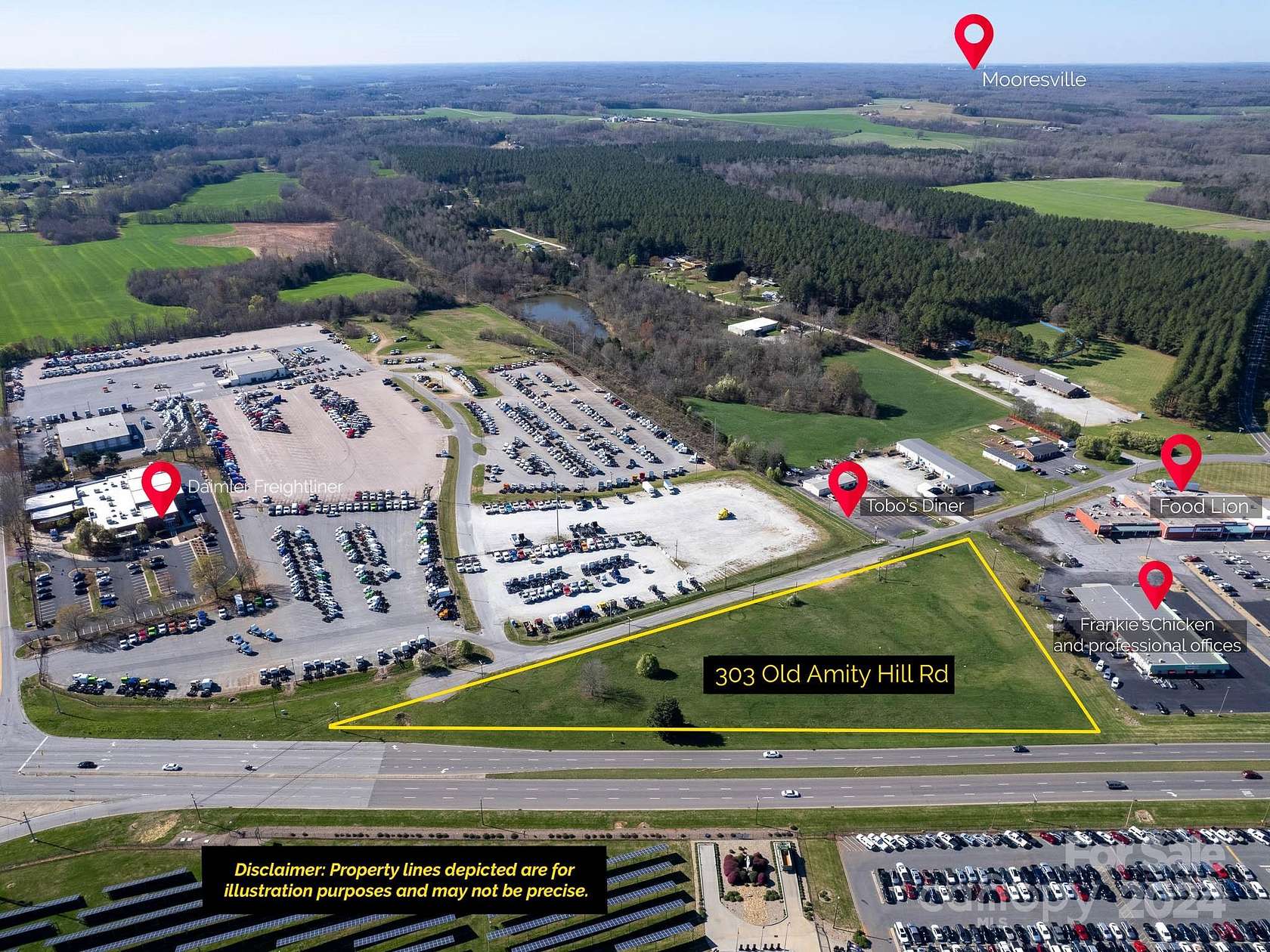 3.61 Acres of Commercial Land for Sale in Cleveland, North Carolina