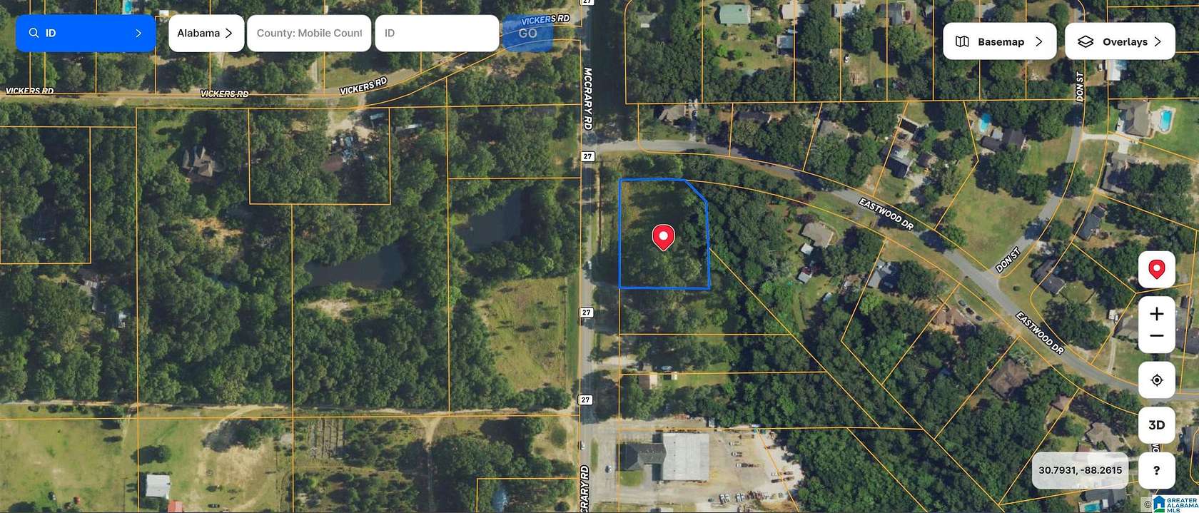 1 Acre of Land for Sale in Semmes, Alabama