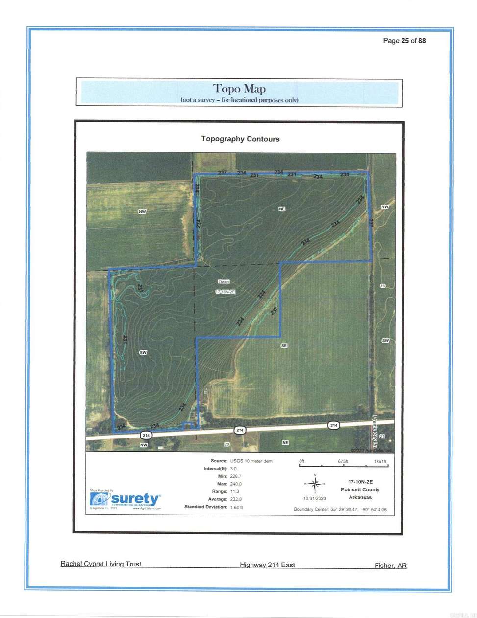 200 Acres of Agricultural Land for Sale in Fisher, Arkansas