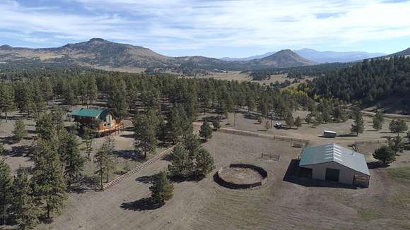 38 Acres of Land with Home for Sale in Guffey, Colorado