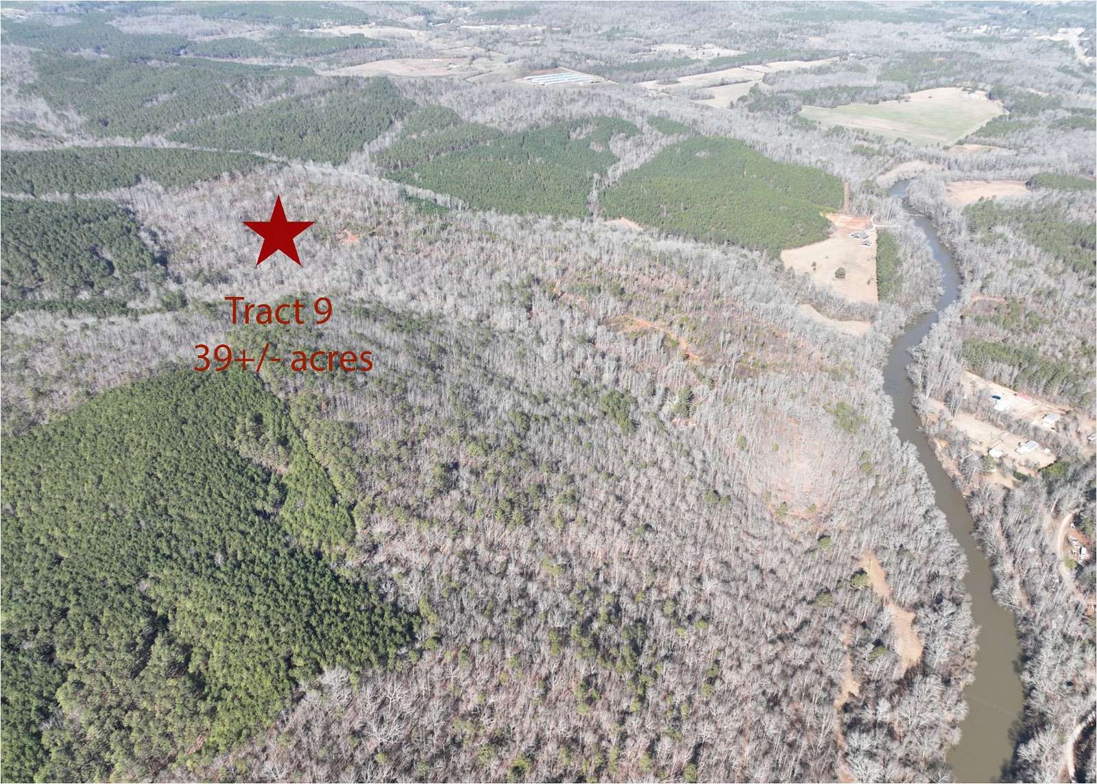 39 Acres of Recreational Land for Auction in Wedowee, Alabama