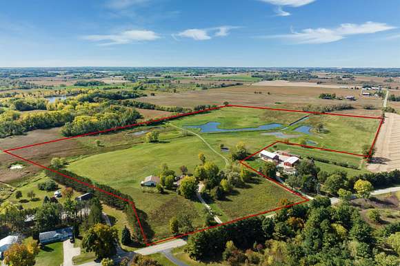 55.35 Acres of Land with Home for Sale in Pickett, Wisconsin