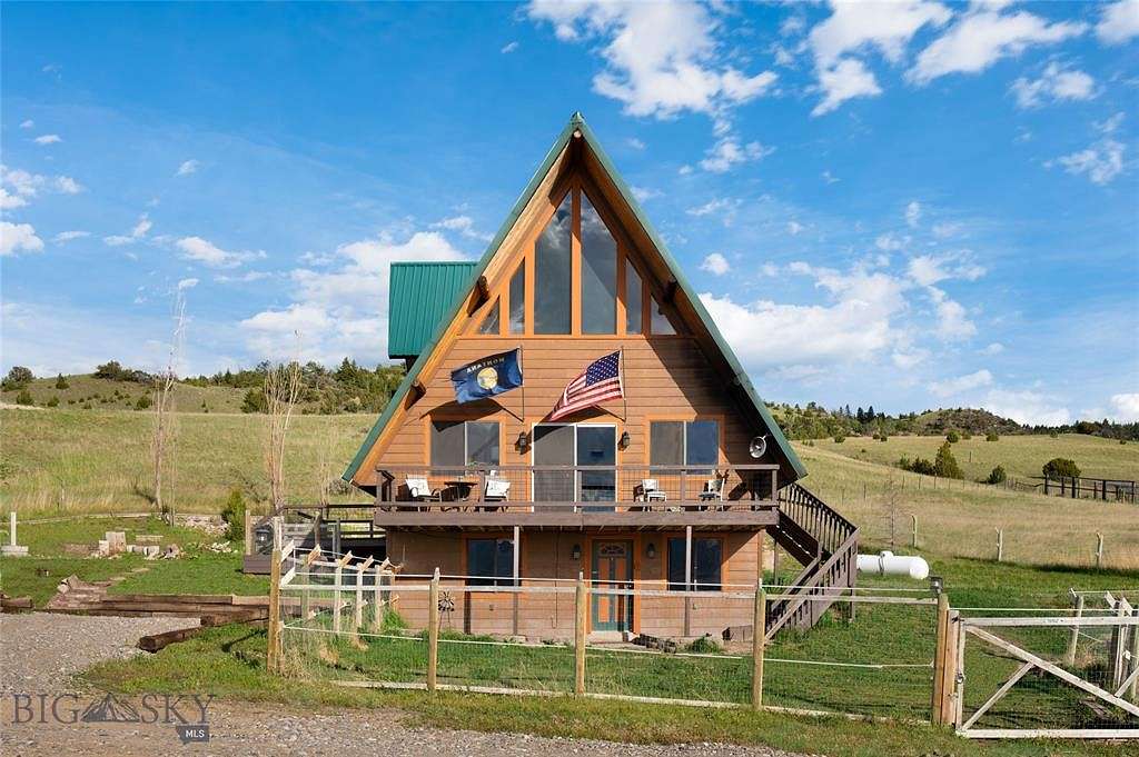 10.2 Acres of Land with Home for Sale in Three Forks, Montana