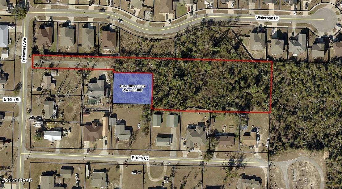 2.3 Acres of Residential Land for Sale in Lynn Haven, Florida