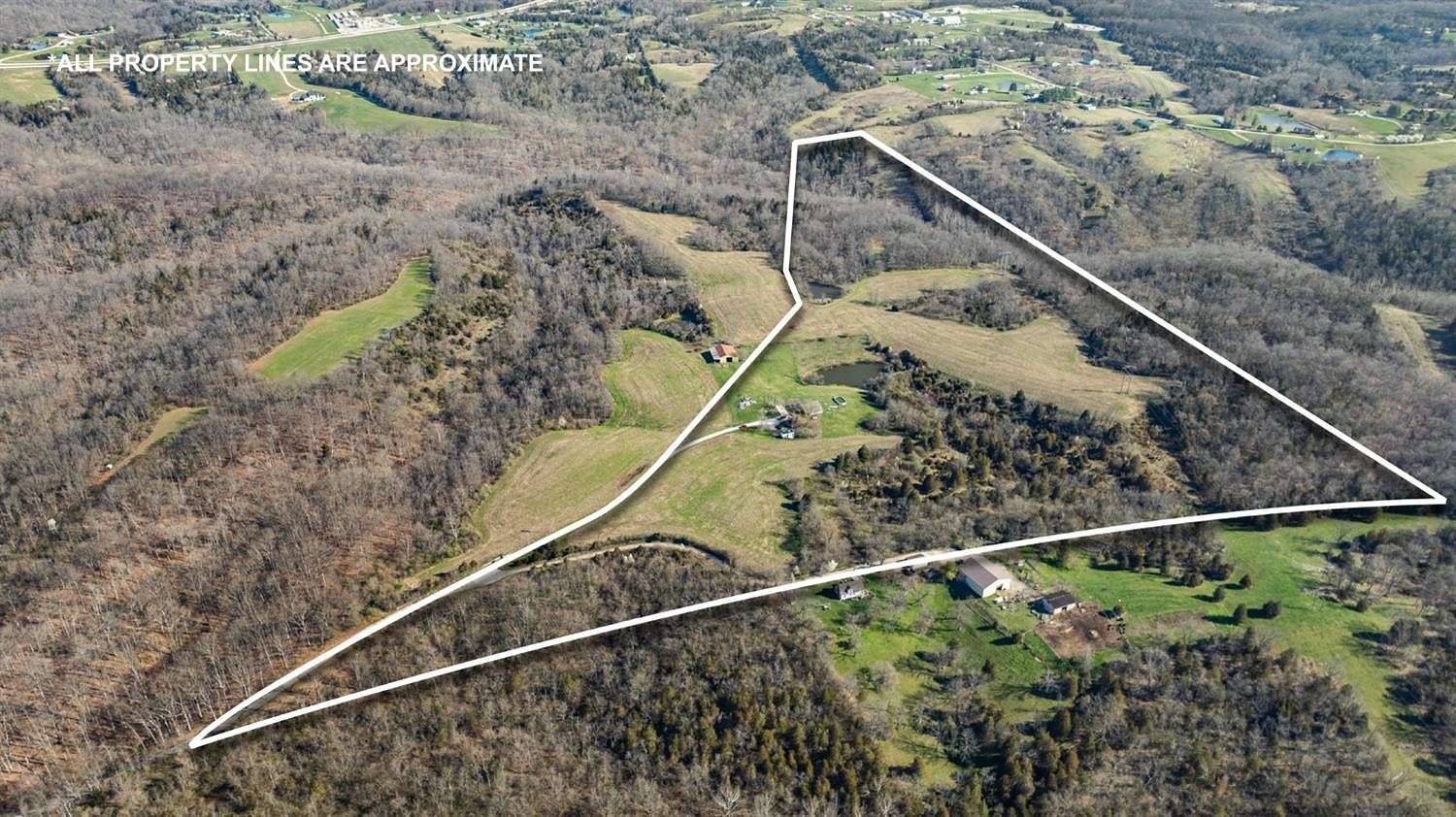 68 Acres of Land for Sale in Dillsboro, Indiana