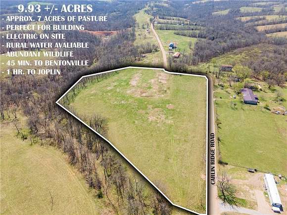 9.9 Acres of Land for Sale in Rocky Comfort, Missouri