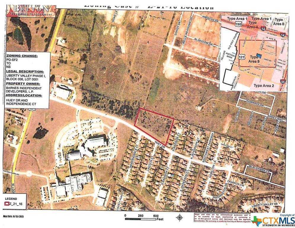 5.093 Acres of Land for Sale in Belton, Texas