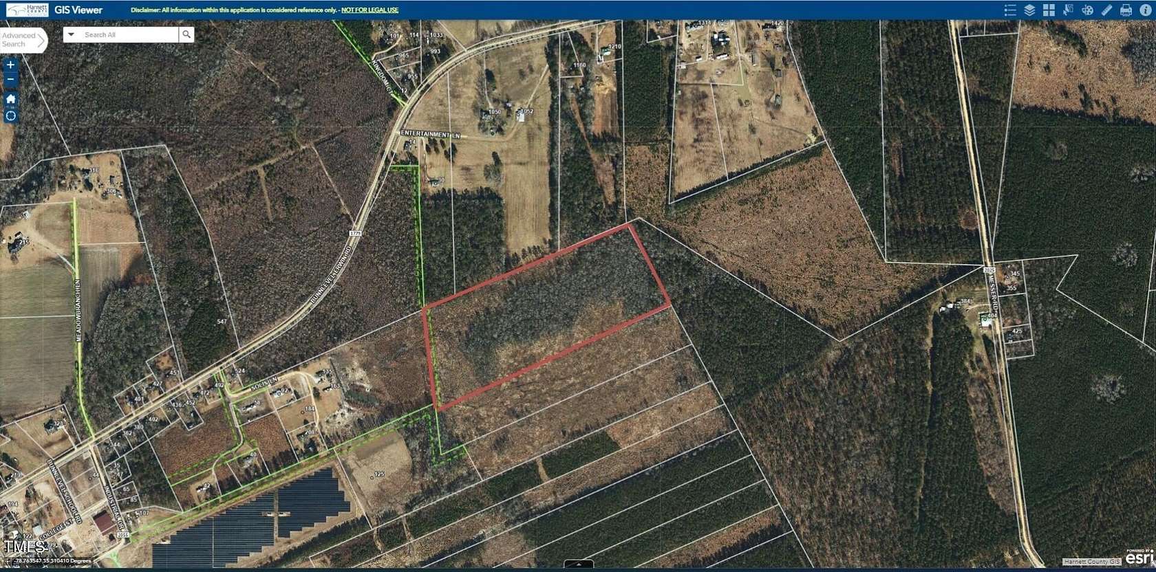 22.4 Acres of Land for Sale in Bunnlevel, North Carolina
