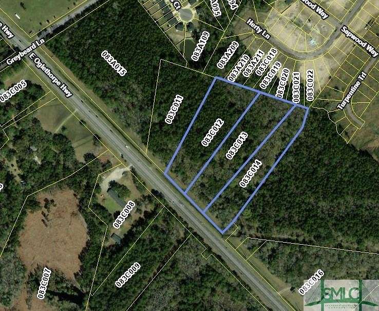 12.1 Acres of Commercial Land for Sale in Flemington, Georgia