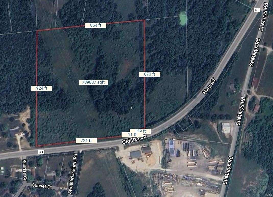 18.2 Acres of Land for Sale in Villa Ridge, Missouri