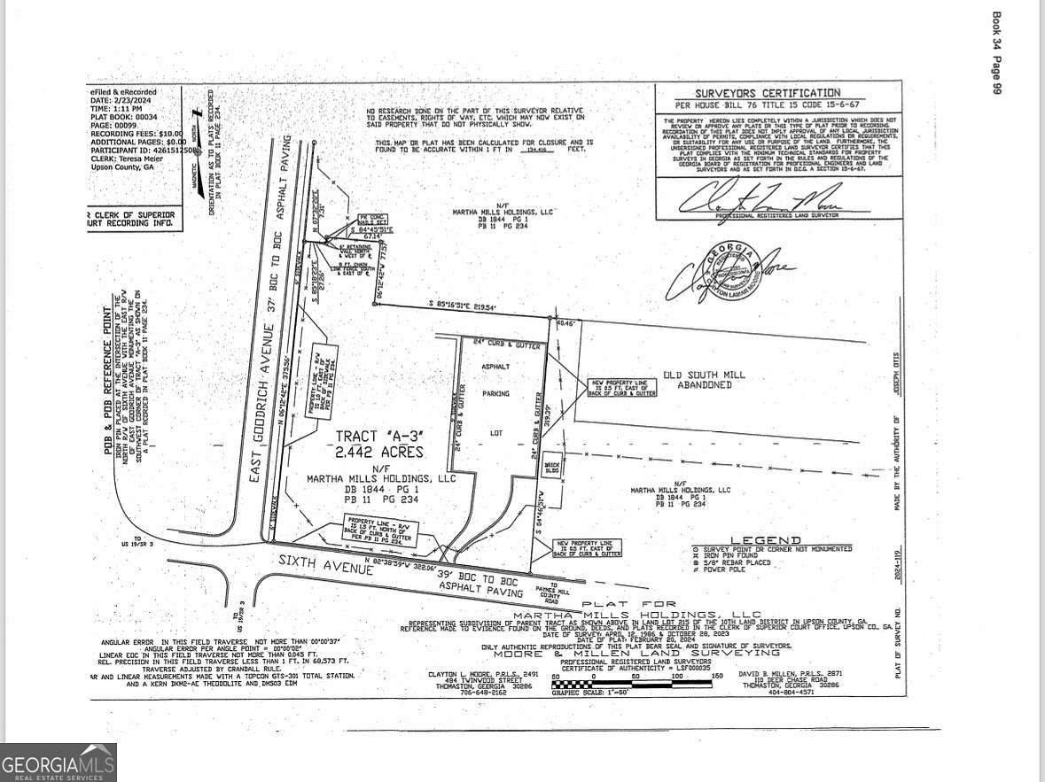 2.4 Acres of Commercial Land for Sale in Thomaston, Georgia