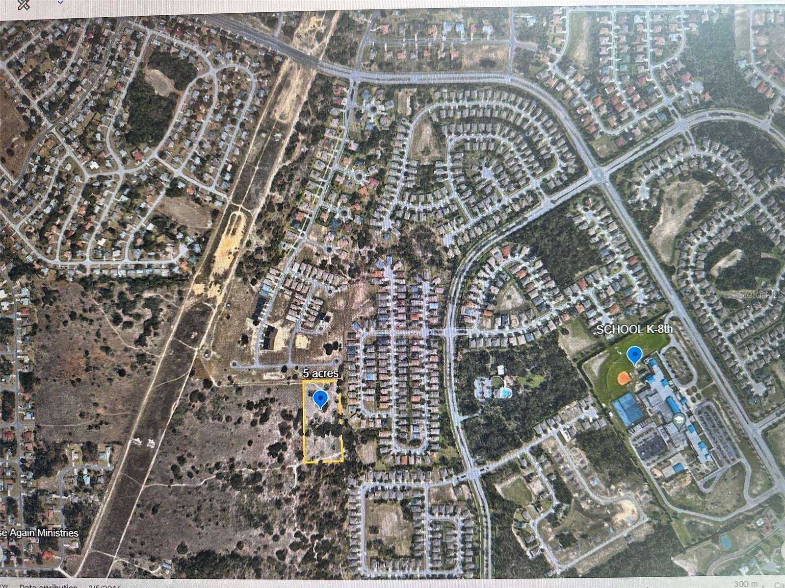5 Acres of Residential Land for Sale in Spring Hill, Florida