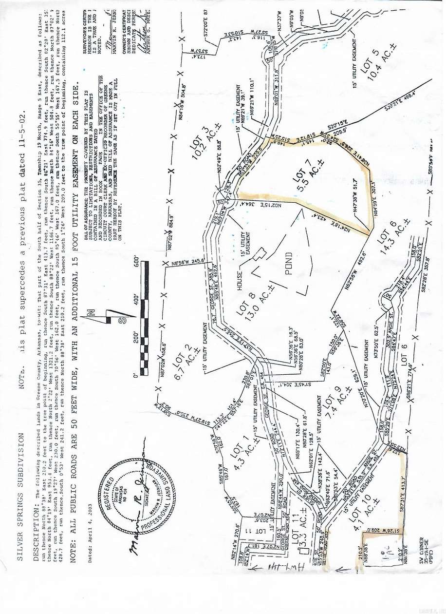 5.1 Acres of Residential Land for Sale in Marmaduke, Arkansas