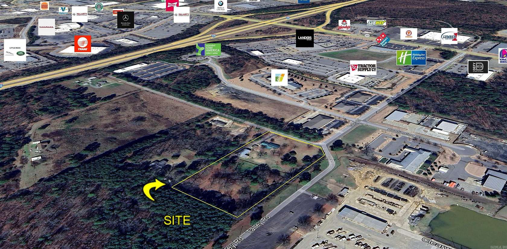 5 Acres of Mixed-Use Land for Sale in Little Rock, Arkansas