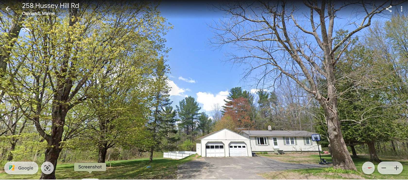 3.3 Acres of Residential Land with Home for Sale in Oakland, Maine