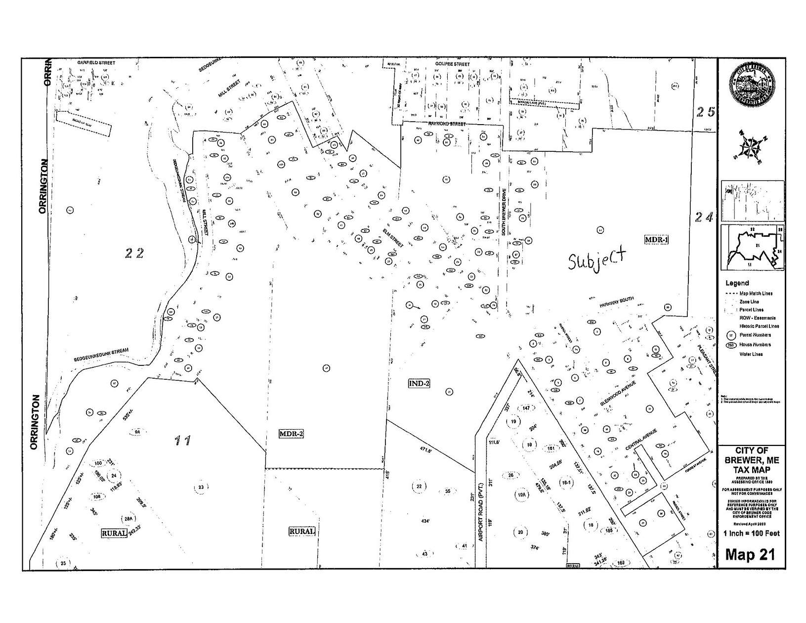 14.7 Acres of Land for Sale in Brewer, Maine