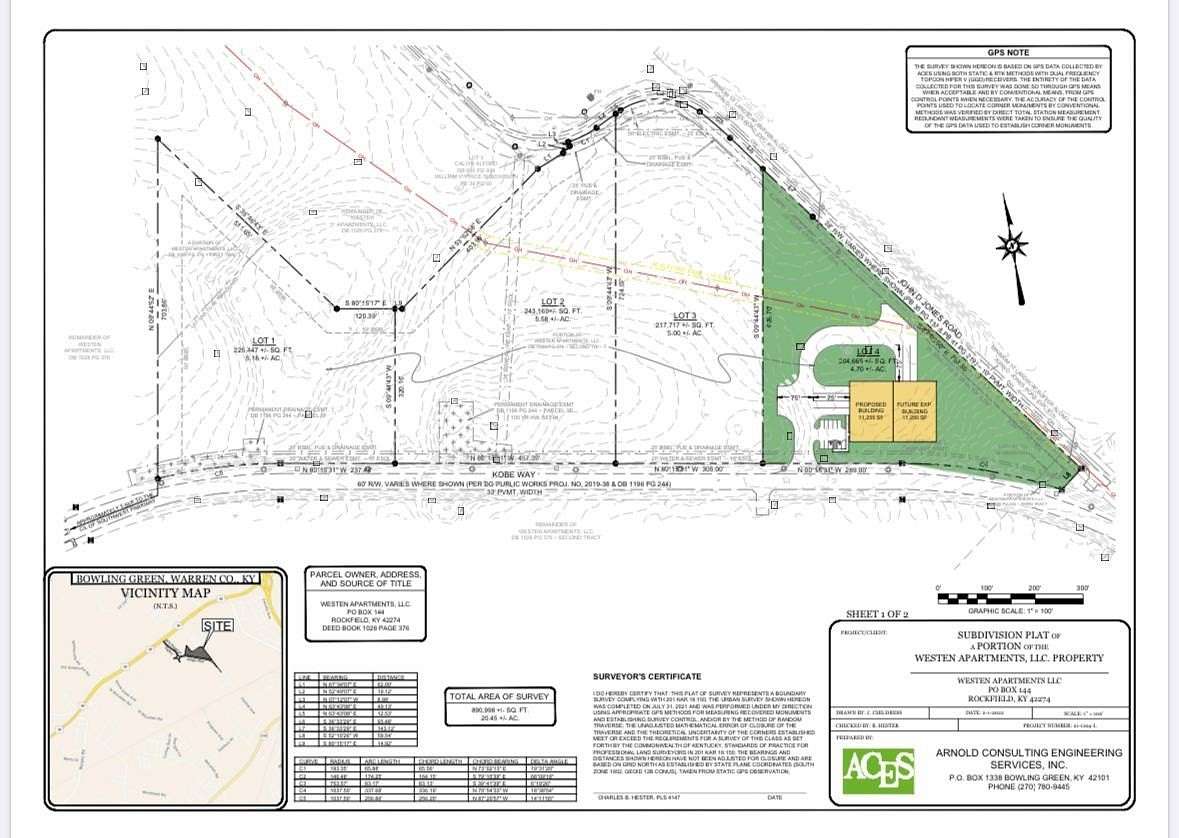 4.7 Acres of Commercial Land for Sale in Bowling Green, Kentucky