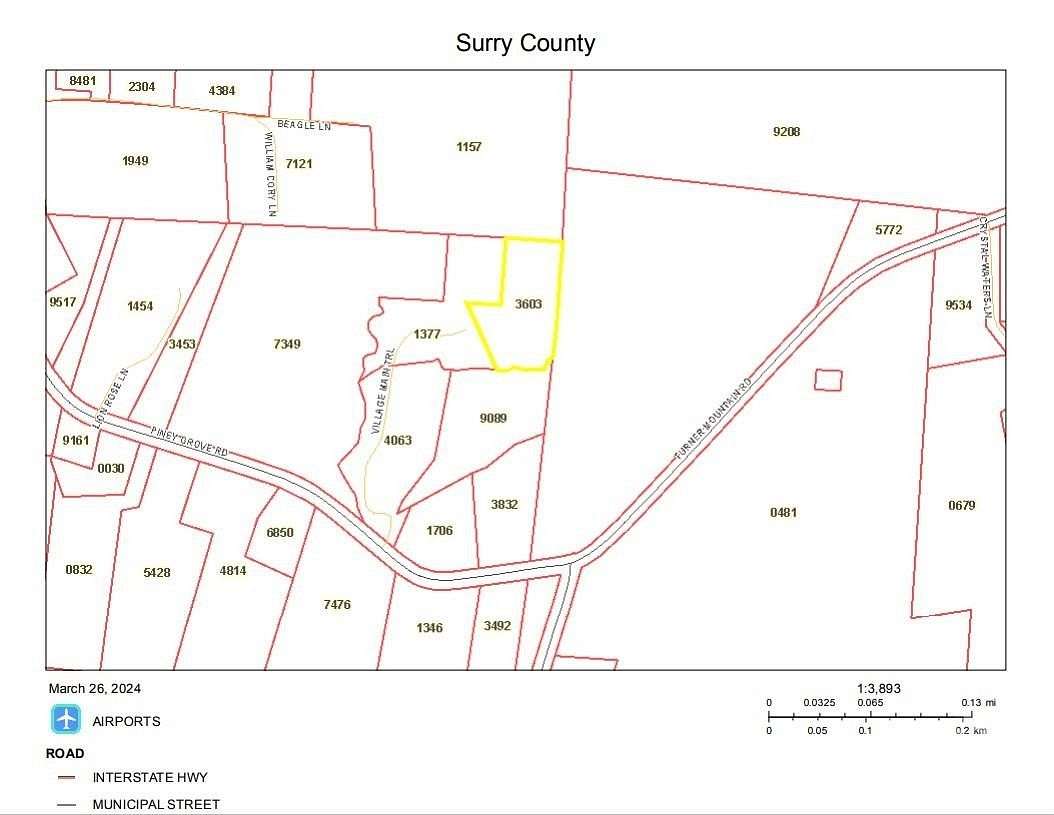 2.2 Acres of Land for Sale in Mount Airy, North Carolina