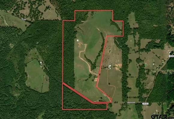 221 Acres of Land with Home for Sale in Gilmer, Texas
