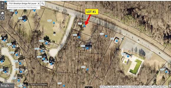 0.67 Acres of Residential Land for Sale in Laurel, Maryland