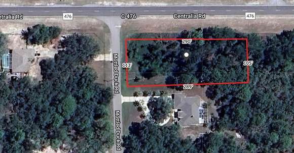 0.72 Acres of Residential Land for Sale in Weeki Wachee, Florida