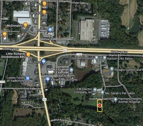 1 Acre of Commercial Land for Sale in Yadkinville, North Carolina