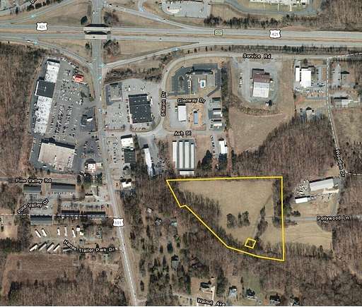 9.6 Acres of Commercial Land for Sale in Yadkinville, North Carolina
