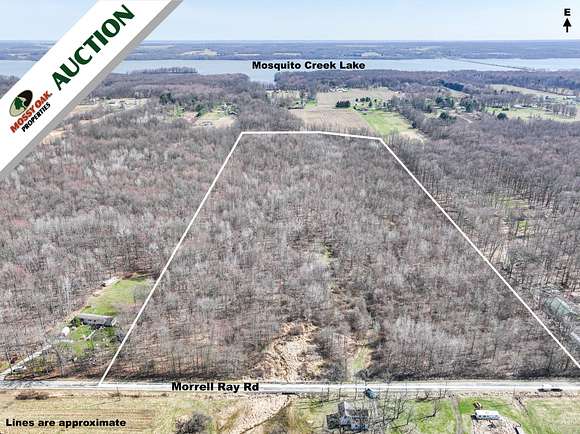 37.4 Acres of Recreational Land for Auction in Bristolville, Ohio