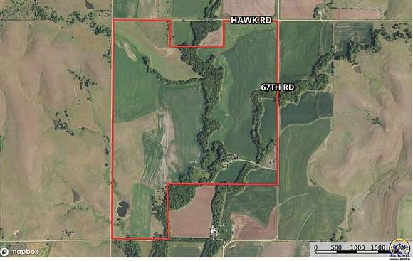 382 Acres of Agricultural Land for Sale in Glasco, Kansas
