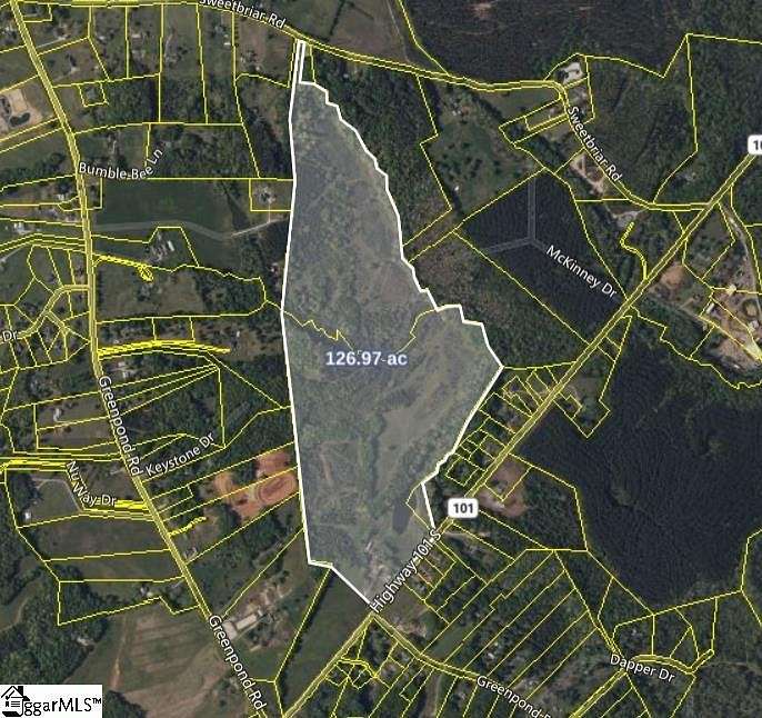 126 Acres of Land for Sale in Gray Court, South Carolina