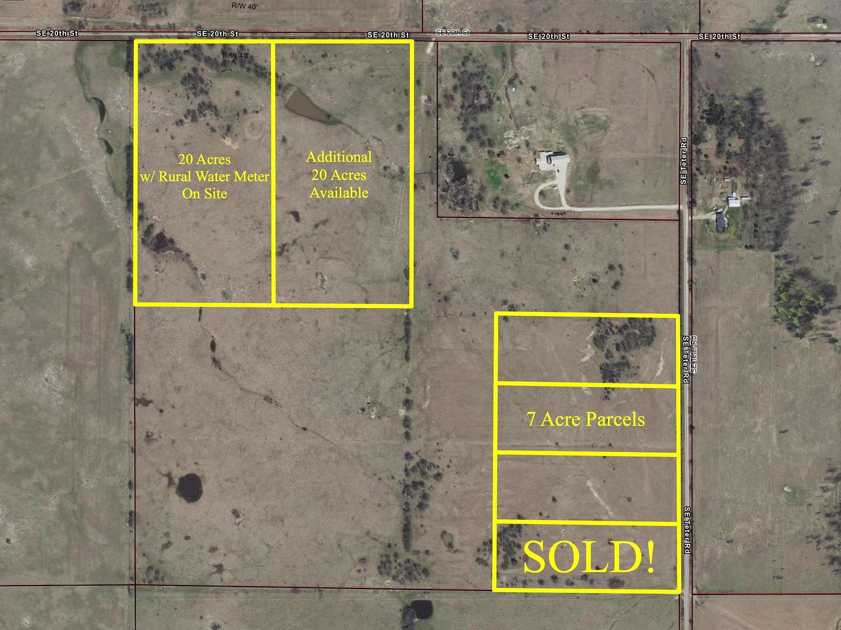 20 Acres of Land for Sale in El Dorado, Kansas