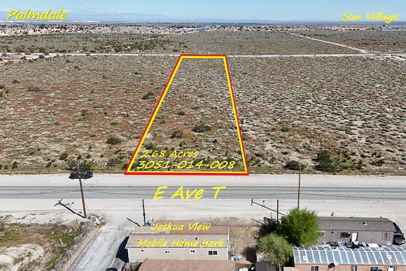 2.7 Acres of Commercial Land for Sale in Palmdale, California