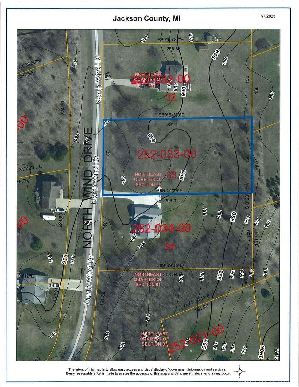 1.1 Acres of Residential Land for Sale in Leoni, Michigan