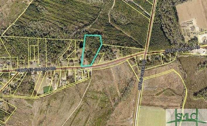 4.7 Acres of Land for Sale in Pembroke, Georgia