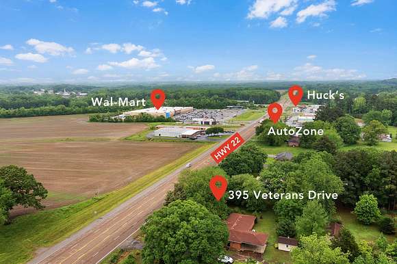 1.6 Acres of Commercial Land for Sale in Huntingdon, Tennessee