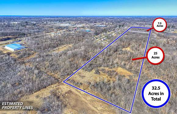 32.5 Acres of Agricultural Land with Home for Sale in Jackson, Michigan
