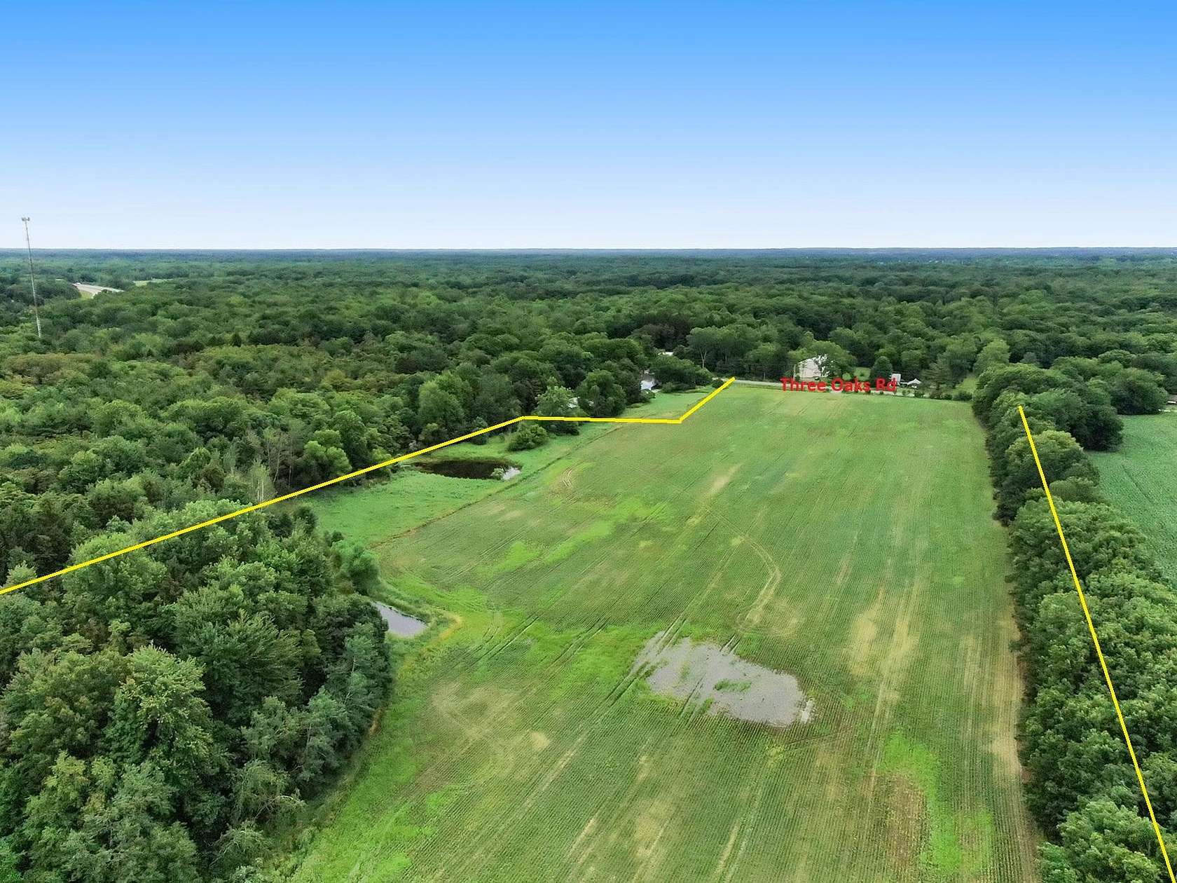 37 Acres of Land for Sale in Three Oaks, Michigan