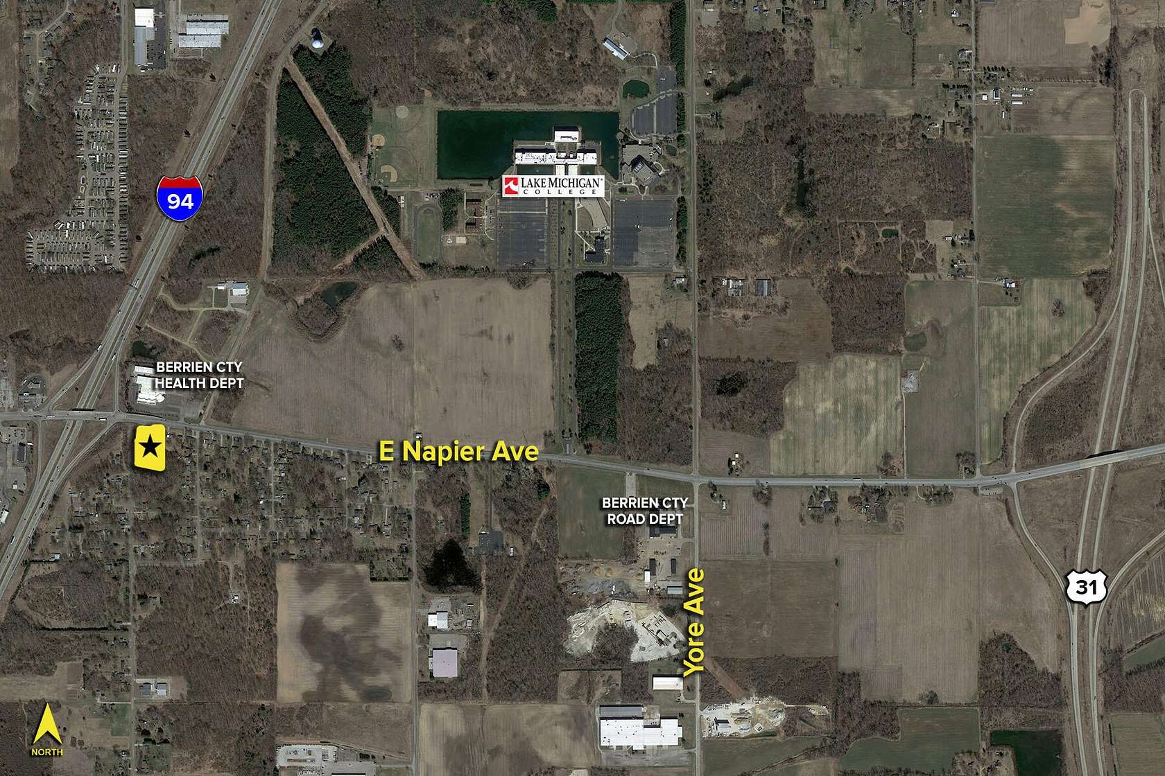 2.3 Acres of Commercial Land for Sale in Benton Harbor, Michigan