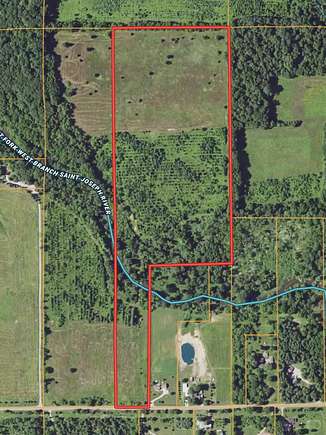 36 Acres of Recreational Land & Farm for Sale in Reading, Michigan