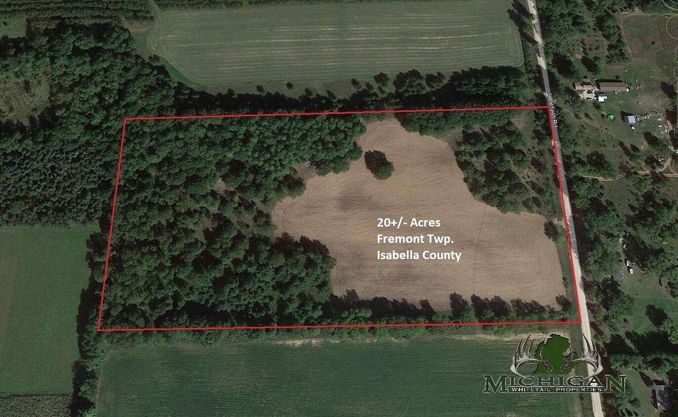 20 Acres of Recreational Land & Farm for Sale in Blanchard, Michigan