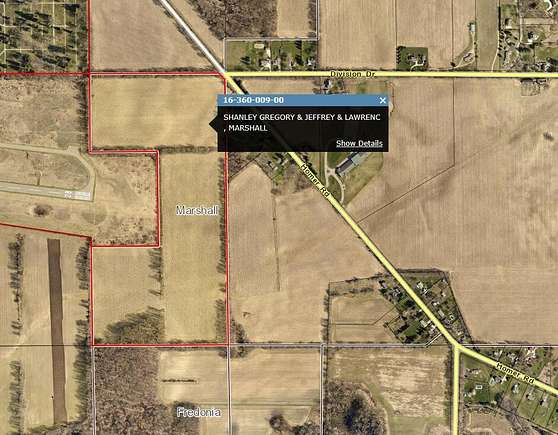 66.3 Acres of Recreational Land for Sale in Marshall, Michigan