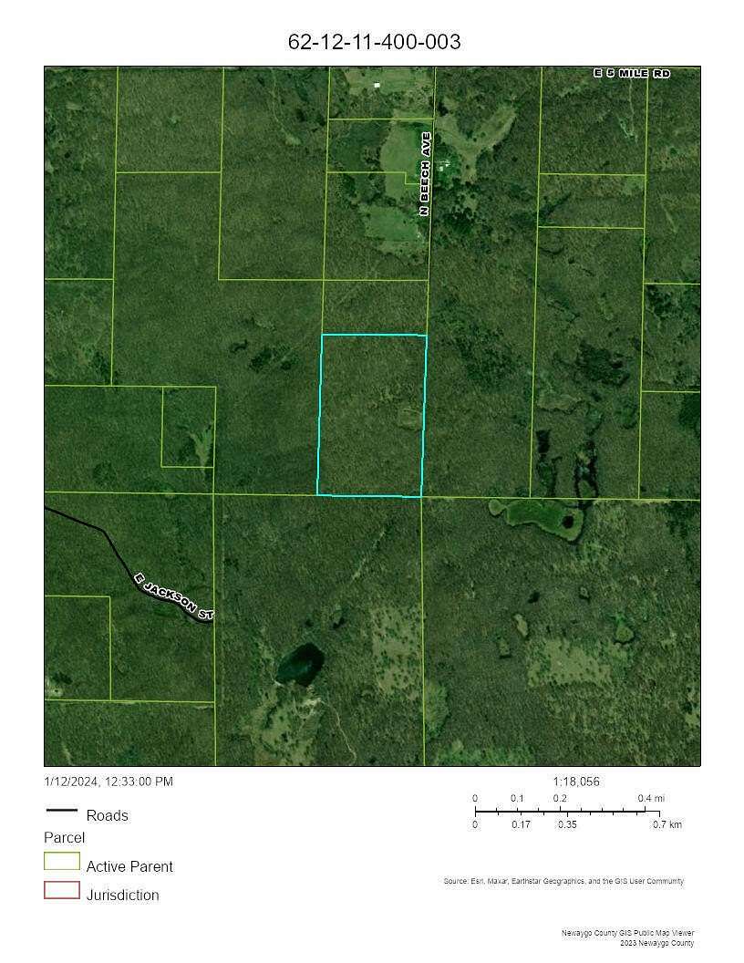 60 Acres of Recreational Land for Sale in White Cloud, Michigan