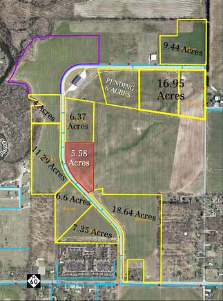 5.6 Acres of Commercial Land for Sale in Three Rivers, Michigan
