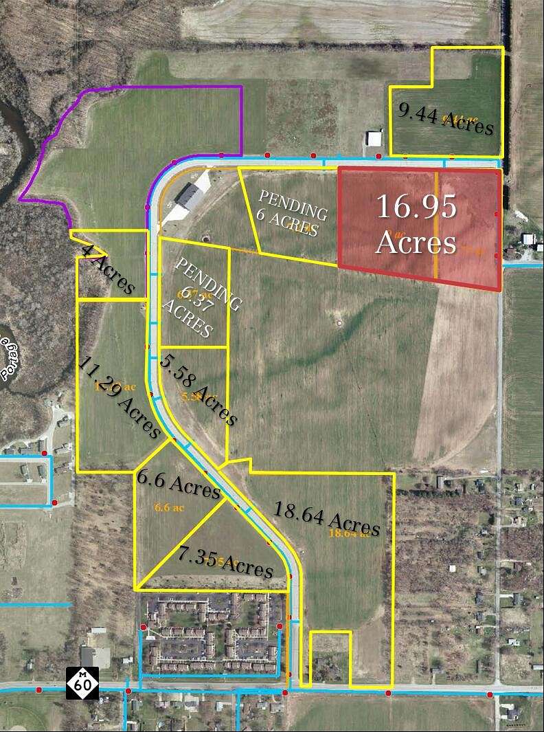 17 Acres of Commercial Land for Sale in Three Rivers, Michigan